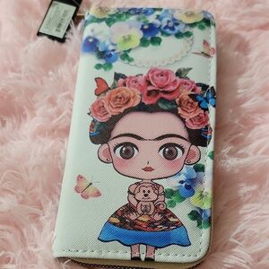 Floral Cartoon Women's Wallet